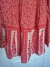 Hazel Red Ivory Long Sleeve Top Size L - photo 4