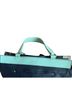 B Makowsky 100% Leather Stripes Blue Teal Leather Tote One size - photo 2