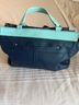B Makowsky 100% Leather Stripes Blue Teal Leather Tote One size - photo 3