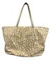 Lilly Pulitzer Print Yellow White Leather Tote One size - photo 2
