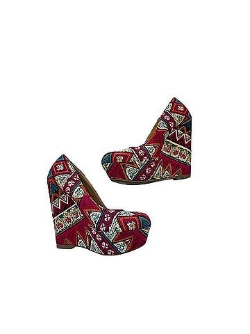 Olsenboye Aztec Platform Y2k Wedge Wedges (view 1)