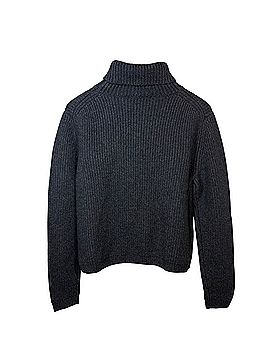 Jenni Kayne Wool Cashmere Cropped Boxy Fit Turtleneck Sweater Turtleneck Sweater (view 2)
