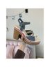 Rampage Blue Sandals Size 6 - photo 4