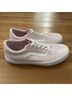 Vans 100% Canvas Solid Pink White Sneakers Size 6 - photo 6