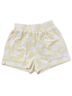 Yllw Floral Yellow White Shorts Size S - photo 1