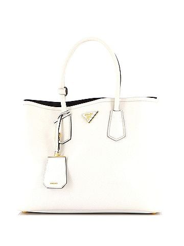 Prada Cuir Double Tote Saffiano Leather Medium (view 1)