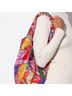 Baggu 100% Nylon Floral Red Blue Tote One size - photo 4