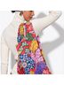 Baggu 100% Nylon Floral Red Blue Tote One size - photo 6