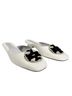 Tory Burch Ivory White Black Mule/Clog Size 7 - photo 1