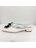 Tory Burch Ivory White Black Mule/Clog Size 7 - photo 6
