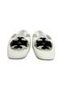 Tory Burch Ivory White Black Mule/Clog Size 7 - photo 4