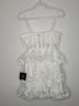 Lulus 100% Polyester White Cocktail Dress Size L - photo 3