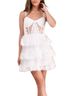 Lulus 100% Polyester White Cocktail Dress Size L - photo 1