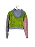 Teddy Fresh 100% Cotton Floral Plaid Multi Color Jacket Size S - photo 2