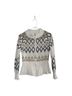 Boston Proper Graphic White Gold Gray Cardigan Size XS - photo 1