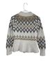 Boston Proper Graphic White Gold Gray Cardigan Size XS - photo 2