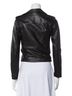 ALLSAINTS 100% Lambskin 62% Viscose 38% Polyester Black Leather Jacket Size XS - photo 2
