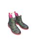 Anthropologie Print Green Pink Rain Boots Size 6 - photo 1
