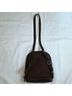 Jack Georges Brown Leather Backpack One size - photo 7