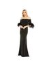 Mac Duggal 100% Microfiber Polyester Black Cocktail Dress Size 2 - photo 1