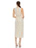 Mac Duggal 100% Poly Graphic Tan Ivory Cocktail Dress Size 12 - photo 4