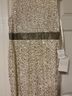 Mac Duggal 100% Poly Graphic Tan Ivory Cocktail Dress Size 12 - photo 8
