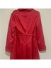 Elle Solid Pink Trenchcoat Size XS - photo 11