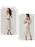 Astr White Ivory Casual Dress Size M - photo 3
