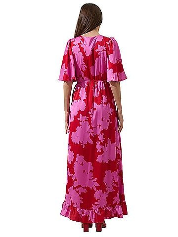Sugarlips Burning Love Abelia Hi-Low Maxi Wrap Dress Casual Dress (view 2)