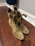 FRYE 100% Suede Solid Brown Ankle Boots Size 9 1/2 - photo 3