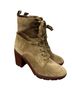 FRYE 100% Suede Solid Brown Ankle Boots Size 9 1/2 - photo 1