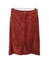 Gap 100% Leather Solid Multi Color Leather Skirt Size S - photo 1