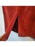 Gap 100% Leather Solid Multi Color Leather Skirt Size S - photo 5