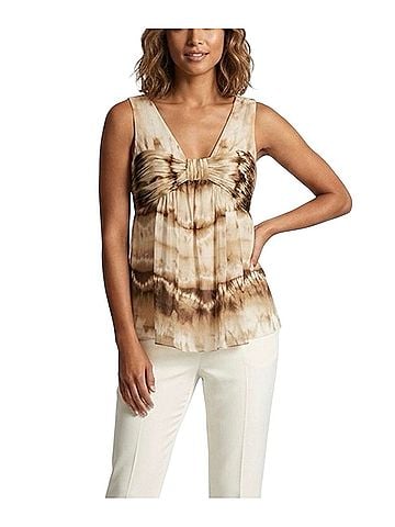 Anne Klein Sleeveless Blouse (view 1)