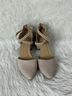 Eileen Fisher 100% Suede Solid Tan Heels Size 8 1/2 - photo 4