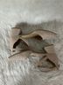 Eileen Fisher 100% Suede Solid Tan Heels Size 8 1/2 - photo 6