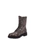 GEOX Snake Print Brown Black Ankle Boots Size 6 - photo 1