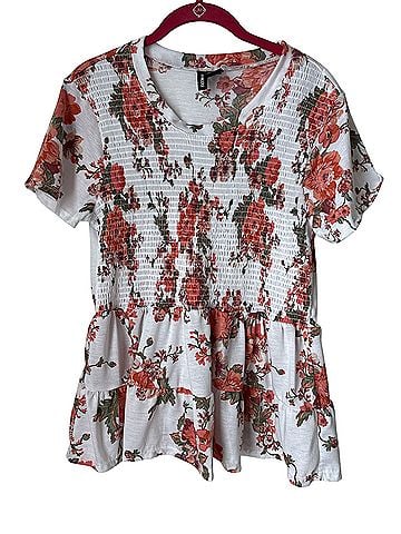KRISTIN NICOLE Short Sleeve Blouse (view 1)