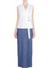 Christopher Esber Solid White Women's Fossiled Ceramic Shell Top in White Size 8 - photo 2
