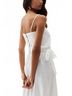 Lanhtropy Solid White Women's Mar Crop Top in White Size L - photo 4
