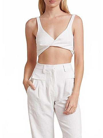 Bec & Bridge Phoebe Top in Ivory (view 2)