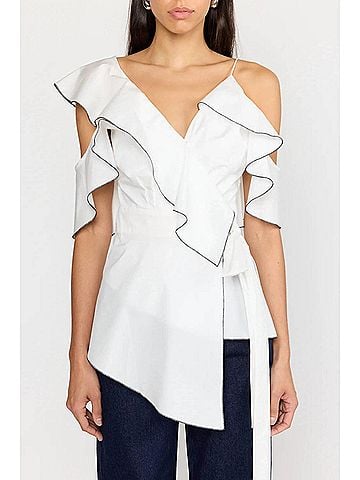 Christy Lynn Roan Top in White (view 2)