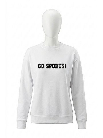 Shiraleah Go Sports Sweatshirt in White (view 1)