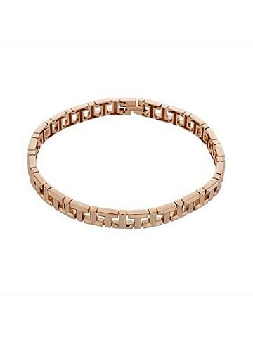 Tiffany & Co. TIFFANY&Co. Tiffany T True Narrow Bracelet, Women's, 18K Pink Gold (PG), Grade A, Used, Ginzo (view 1)