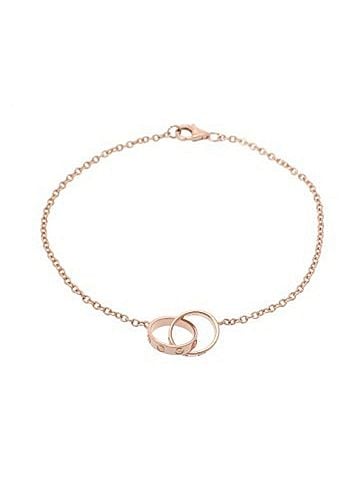 Cartier CARTIER Baby Love Bracelet for Men and Women, 18K Pink Gold (PG), Grade A, Used, Ginzo (view 1)