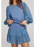 Chaser Blue Clyde Blouse in Vintage Blue Size S - photo 2