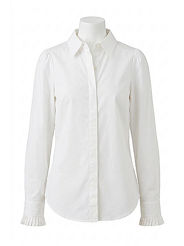 Christy Lynn Barris Button-Up Top in Eggshell (view 1)
