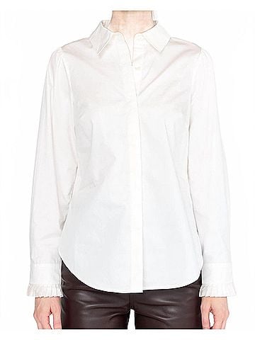 Christy Lynn Barris Button-Up Top in Eggshell (view 2)