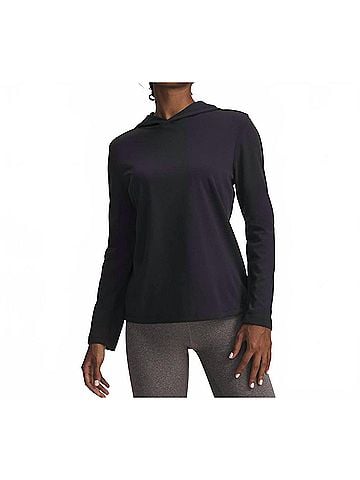 Under Armour Coldgear Infrared Hoodie Sweatshirt in Black (view 2)