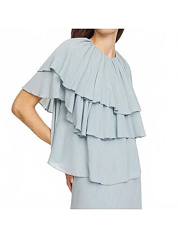 By Malene Birger Nina Top in Arona Blue (view 2)